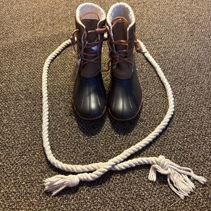 Seven7 Brown and Black Winter Boots